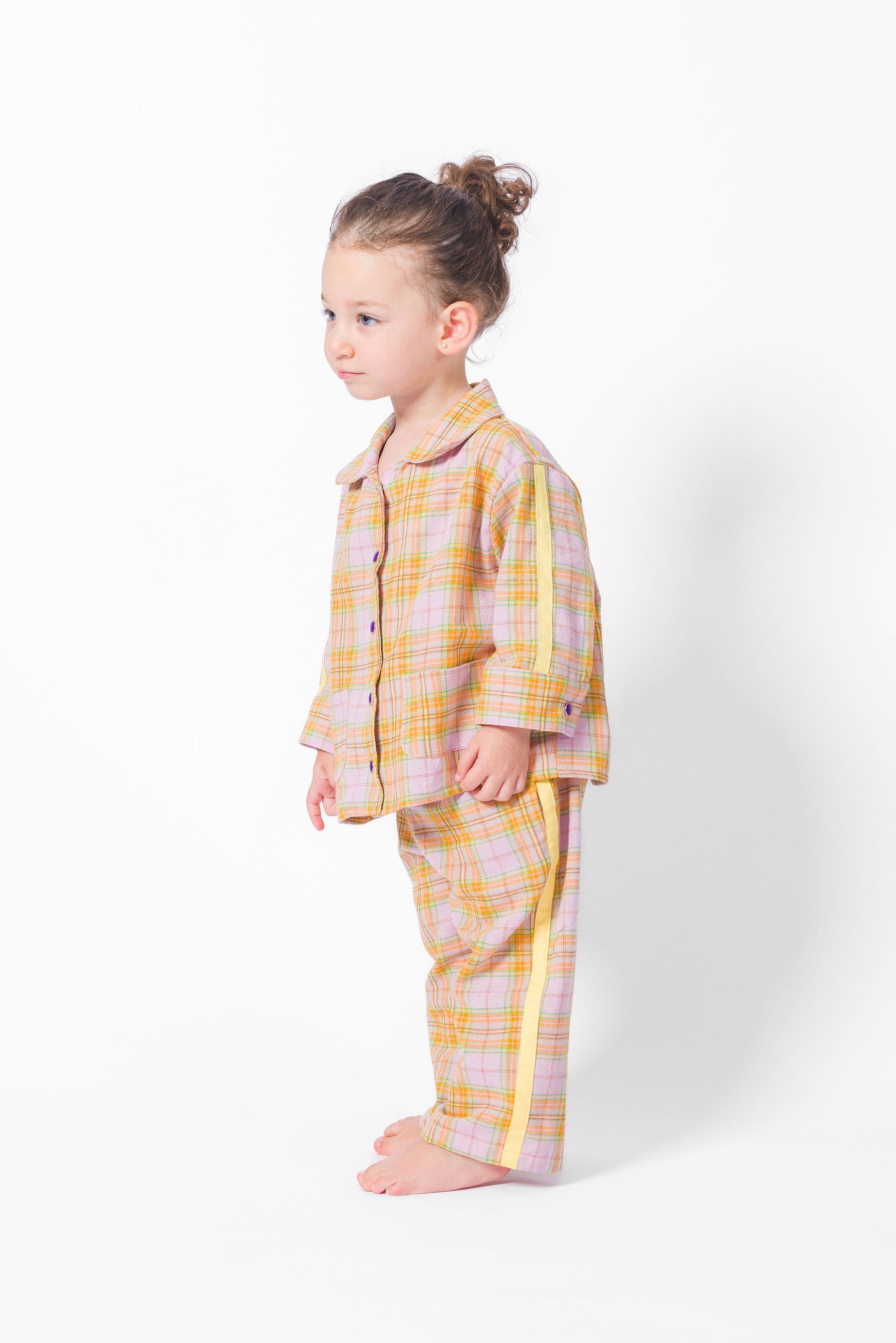 Lavender Texas Plaid Long Set