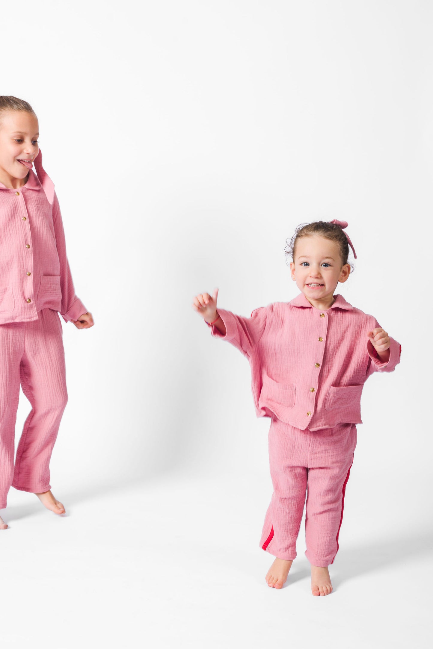 ROSE GAUZE LONG SET