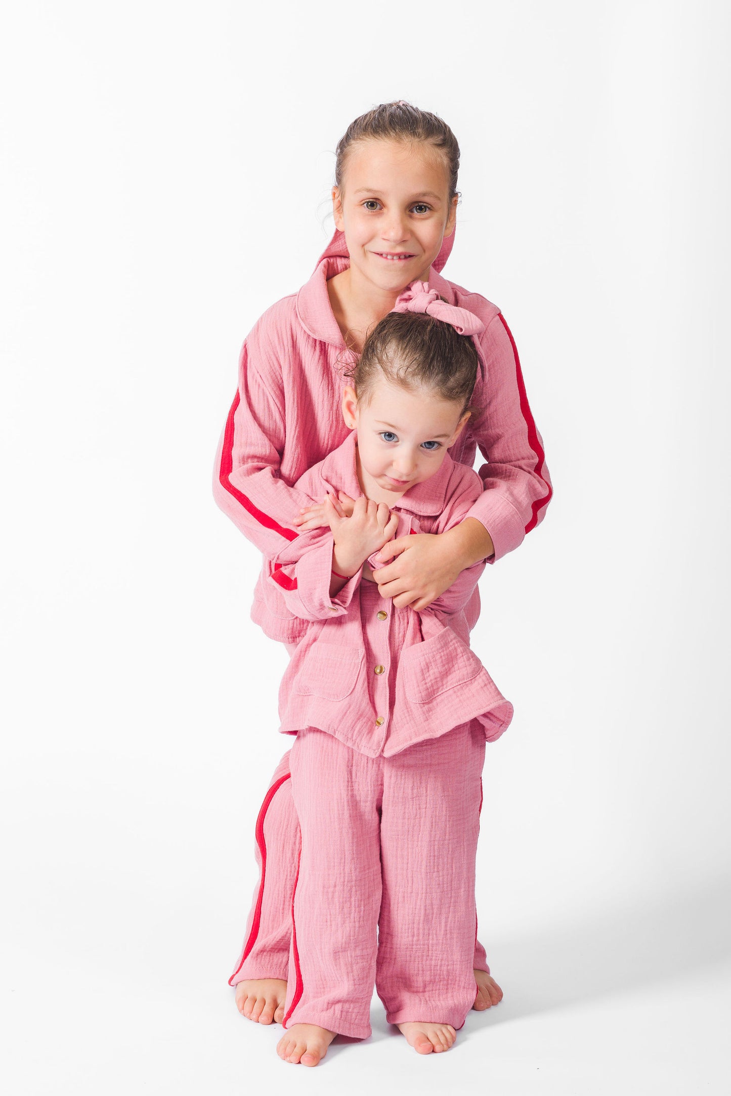 ROSE GAUZE LONG SET