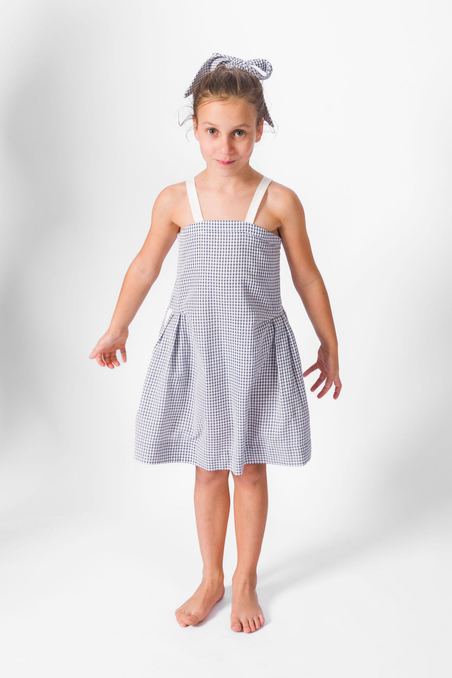Navy Picnic Gown