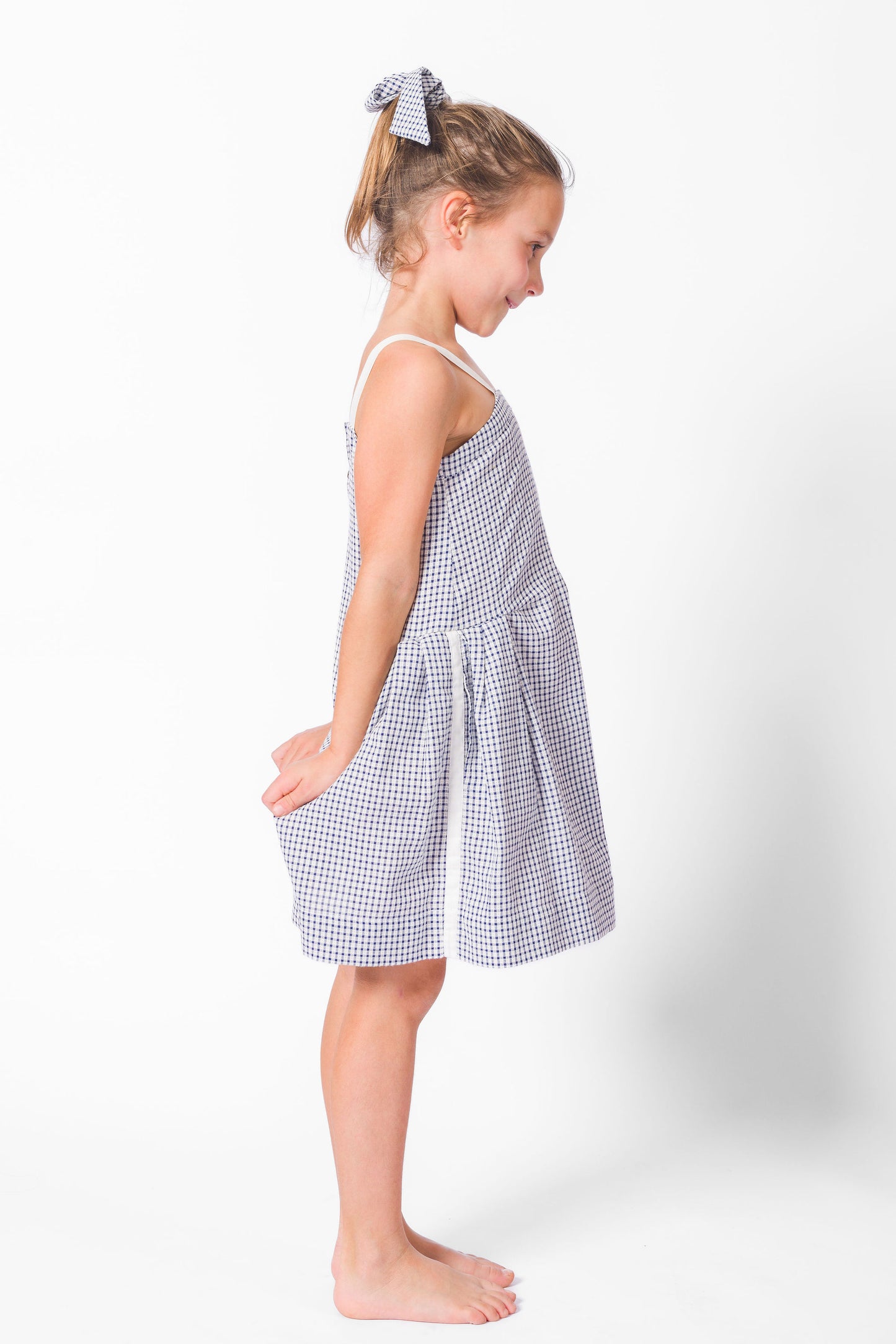 Navy Picnic Gown