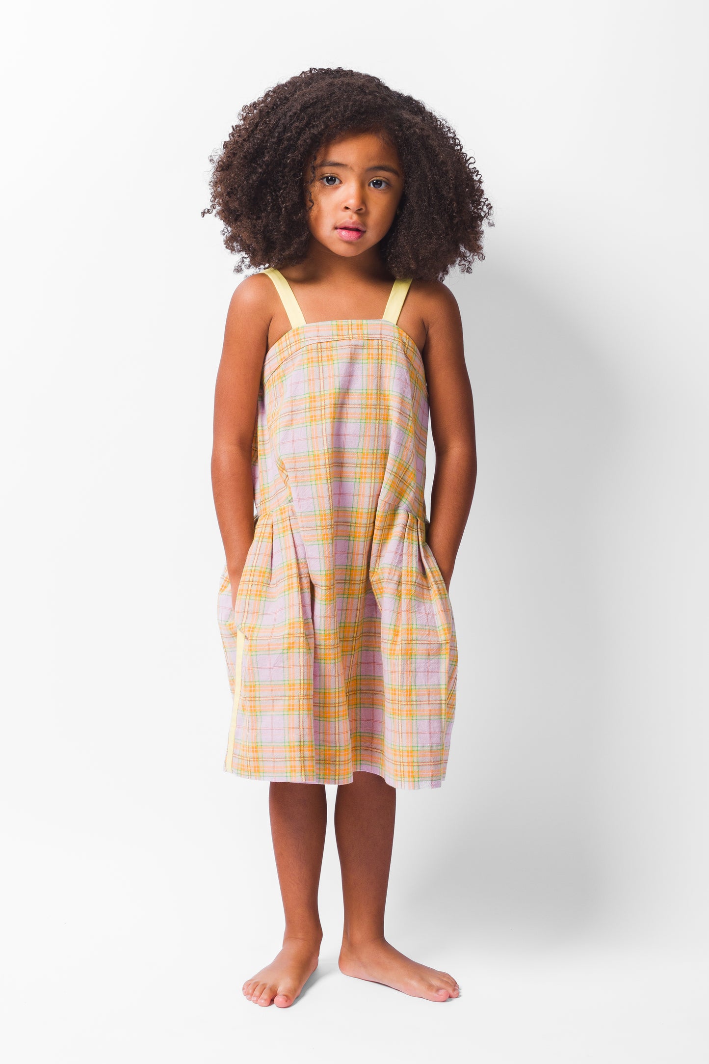 Lavender Texas Plaid Gown