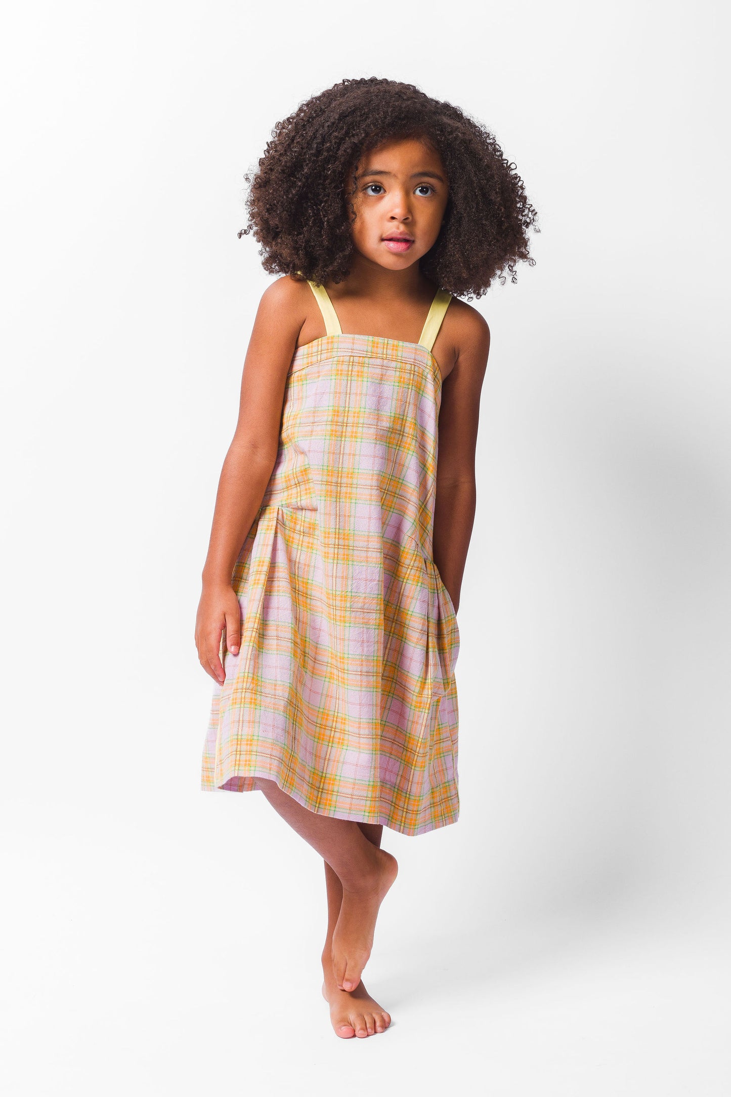Lavender Texas Plaid Gown